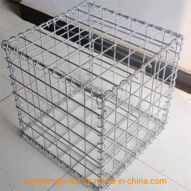 Fábrica Electro Galvanizado PVC recubierto Acero inoxidable soldado malla de alambre Malla de gabion de plata para protección