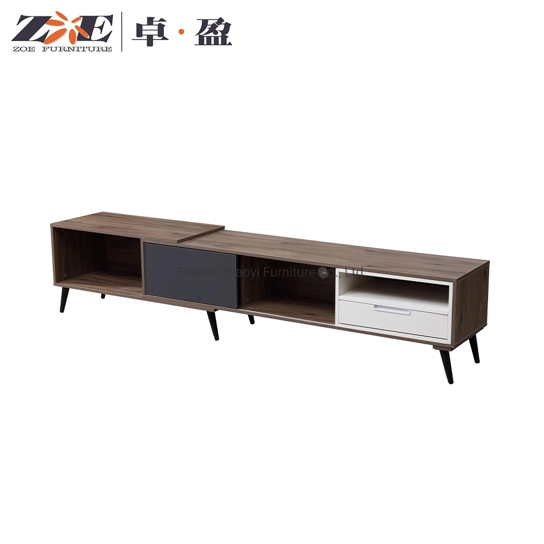 Estilo moderno Antique TV Display stands Mesa Rack Cabinet Console Móveis domésticos Sala de estar armários TV suporte com armazenamento