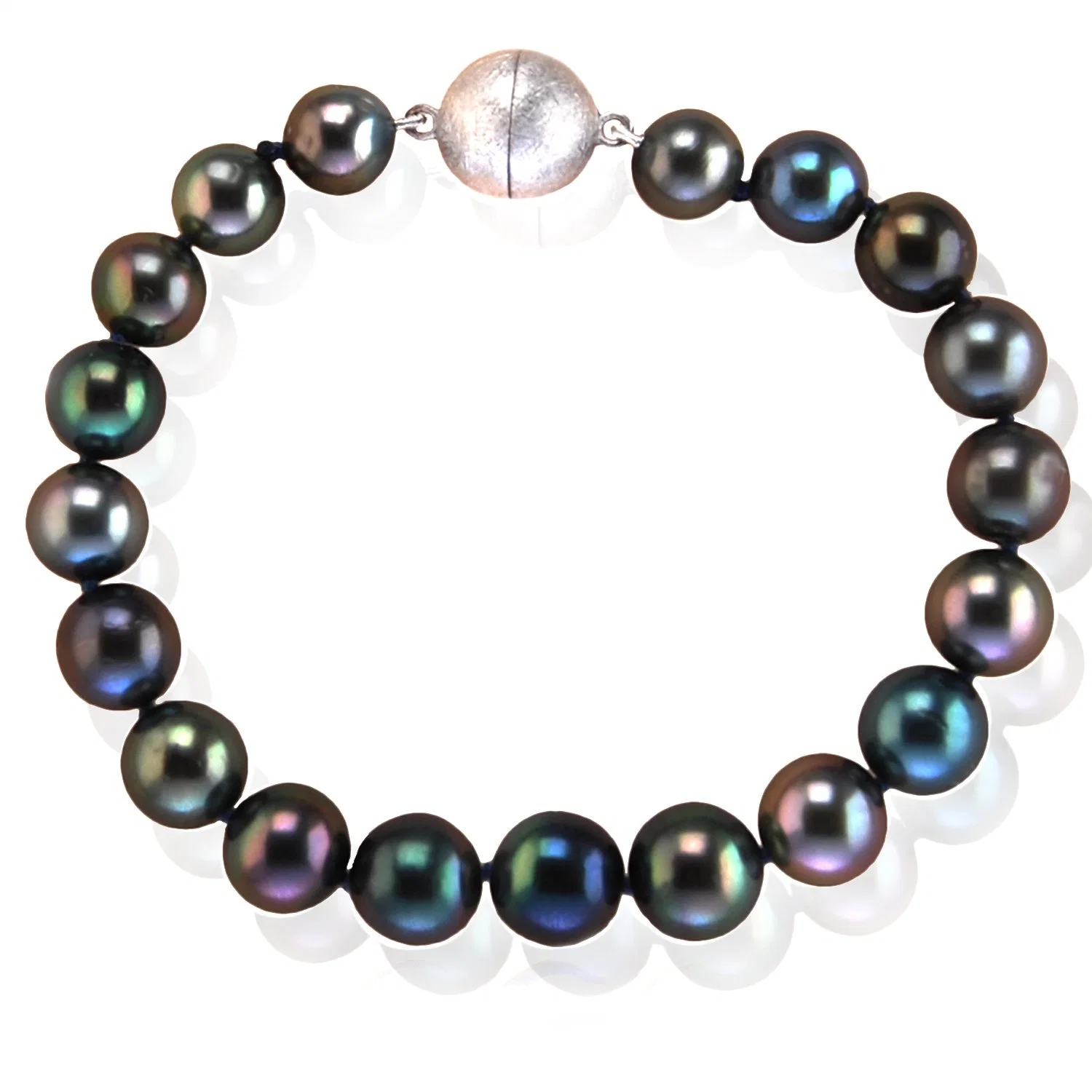 Crystal Mixed Coloured Magnetic Beaded Bracelet