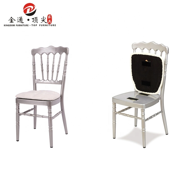 China Factory Wholesale Strong White Stacking Napoleon Chair