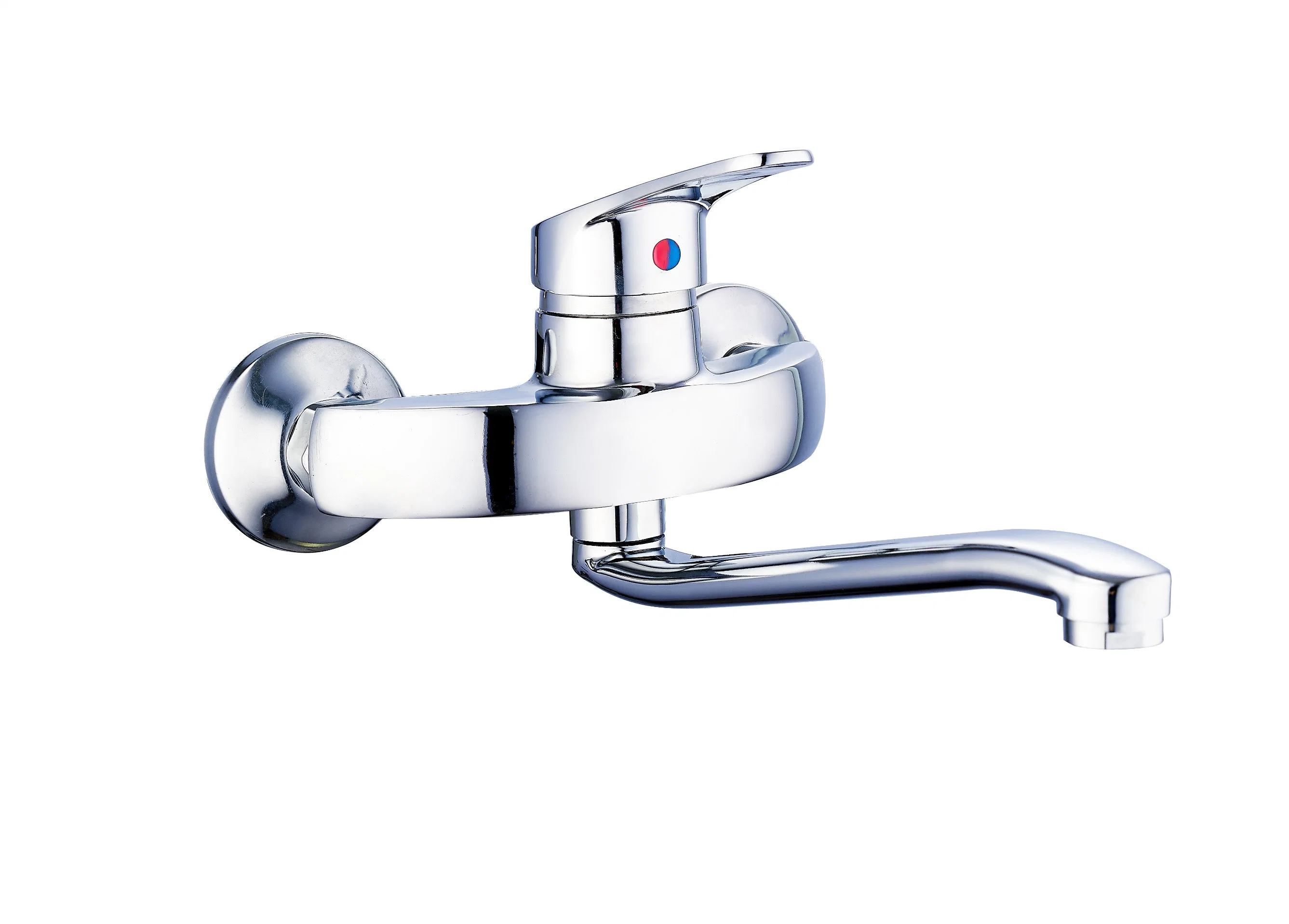 High quality/High cost performance  Zinc Wall-Mounted Kitchen Sink Faucet Faucet Zp-S006