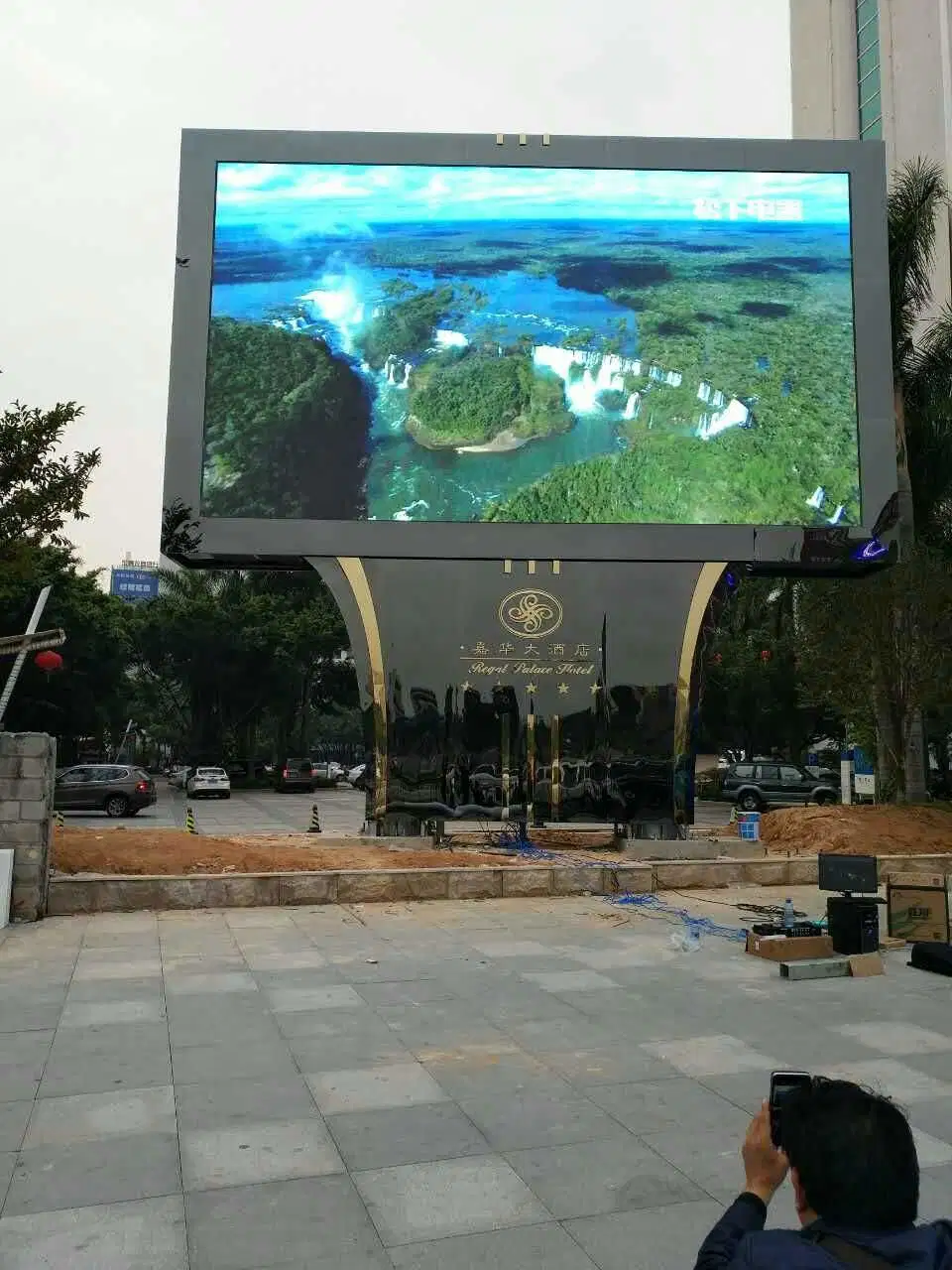 Aprovado pela CE Exibir Fws; Armário Frete Caso Piscina Vídeo Tela LED