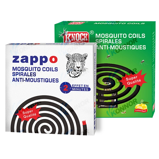 China fábrica Negro Micro humo mosquito Asesino bobina Negro Mosquito Bobinas repelentes