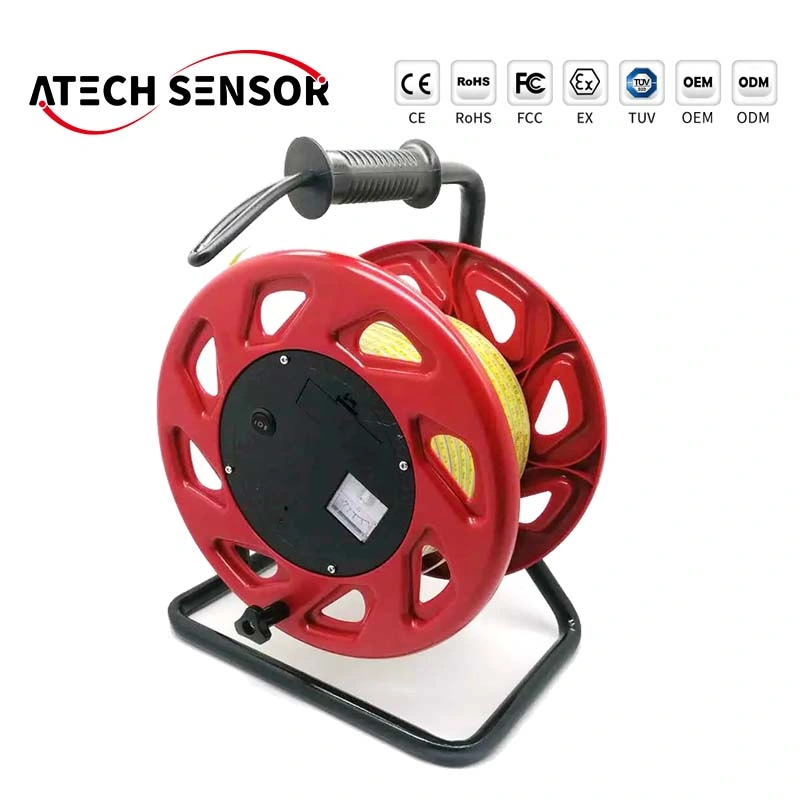 Atech 50m/100m/150m/200m/Regla de acero/acero bobina / Diesel/Gasoil/pozo profundo/ Detector del nivel de agua