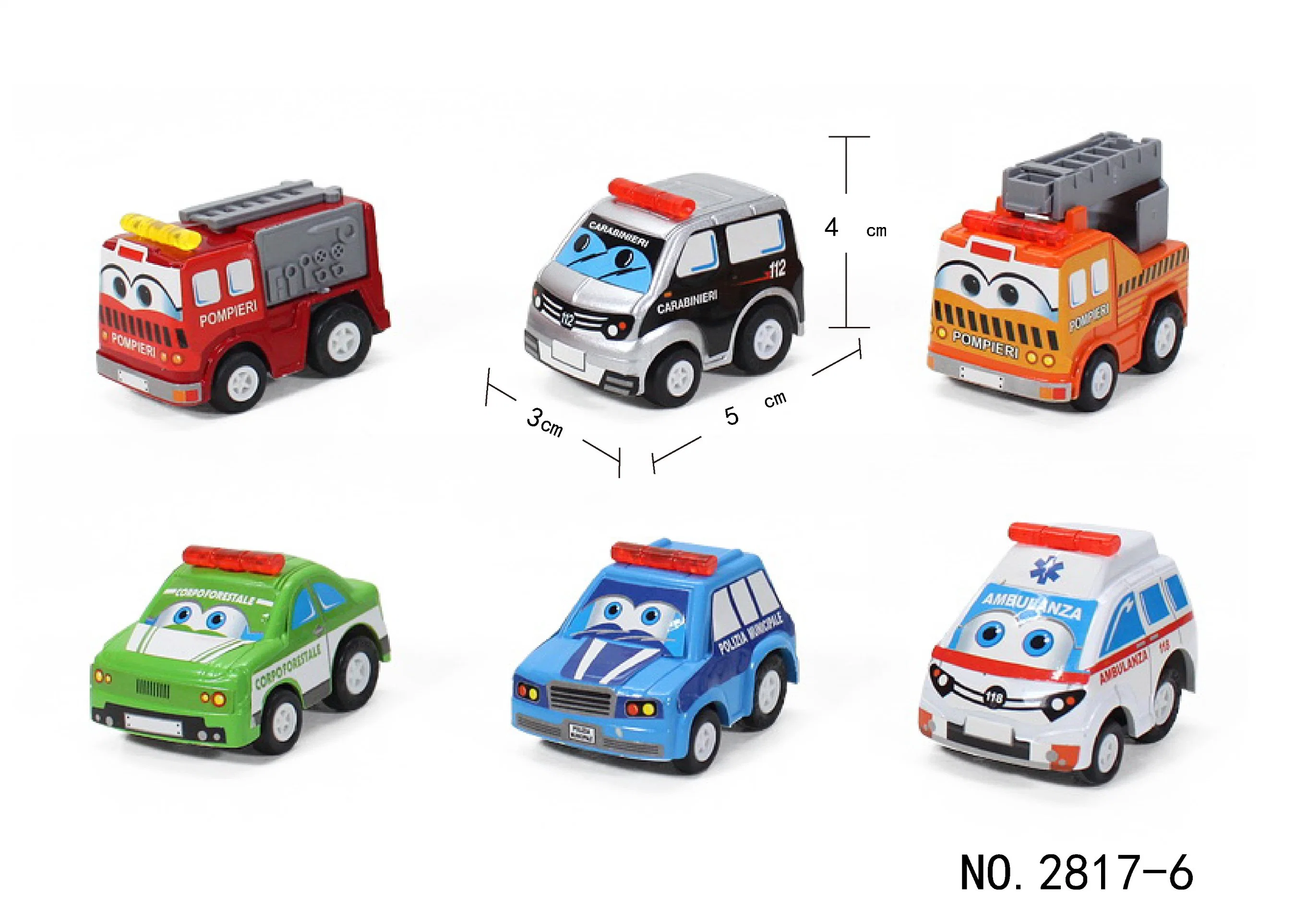 Cartoon Mini Toy Car Promotion Gift Toys Pull Back Toy Car