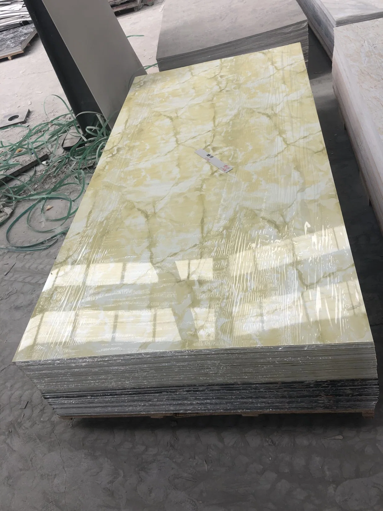 Buliding Material of Living Room Decoration PVC Marble Sheet Wall Panel