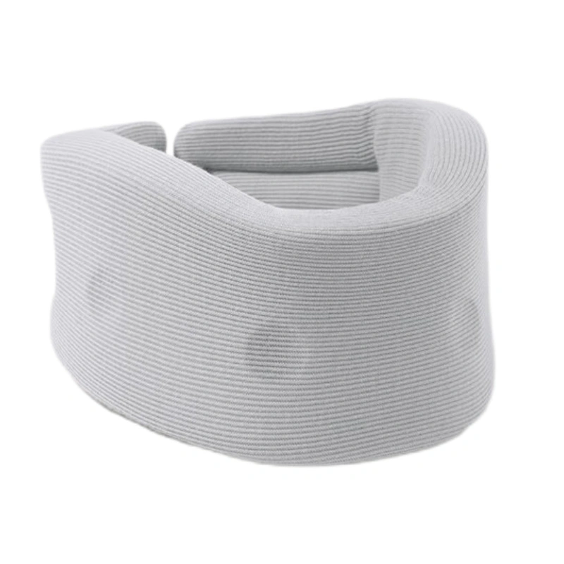 Gola em espuma de densidade firme cervical confortável suporte para o pescoço gancho