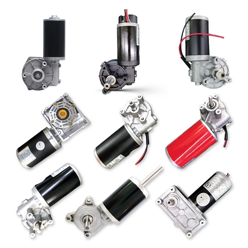 Custom DC Gear Motor 12V 24V 150 Watts DC Electric Motor for Industrial Automation Machine