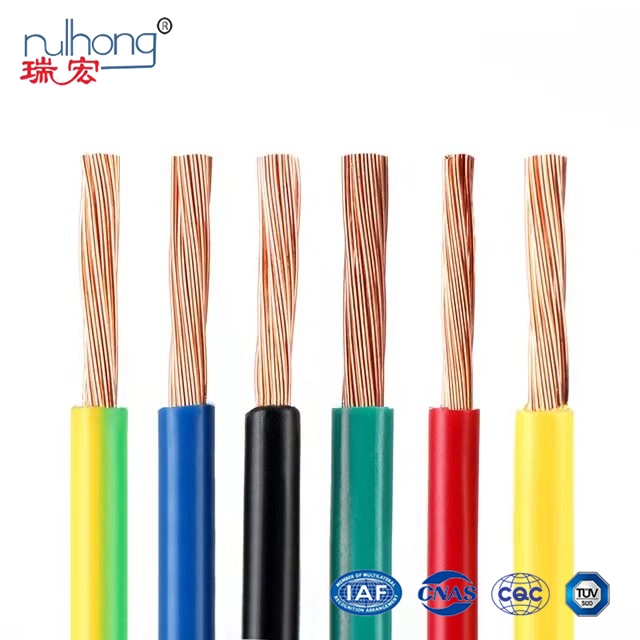 25mm de núcleo de cobre aislados con PVC Unsheathed Cable Eléctrico BV