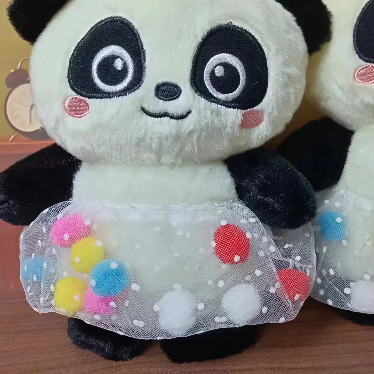 Sugar Sugar Panda Hot Selling Soft Toys Custom Stuffed Animal Manufacturer 25cm Doll Plush Toy for Claw Crane Machine