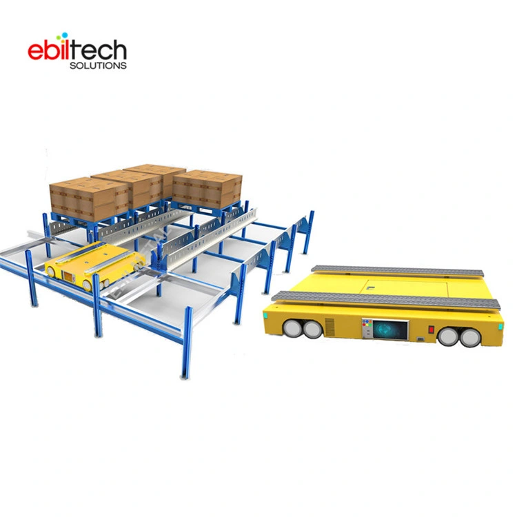 Ways Cost Saving 40% Automated Storage Racking Four Way Pallet Shuttle