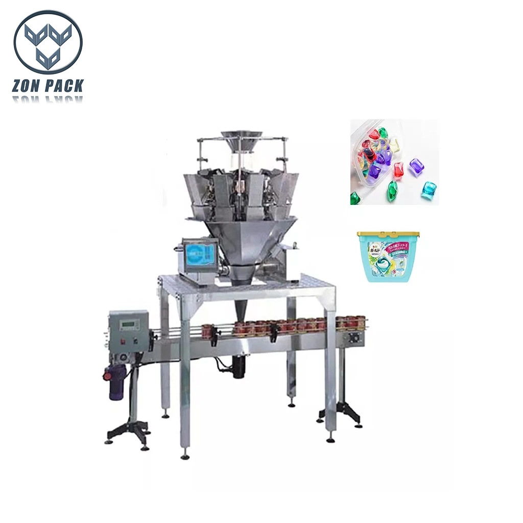 Factory Price Automatic Detergent Pods Laundry Pods Cans Bottles Filling Packing Machine