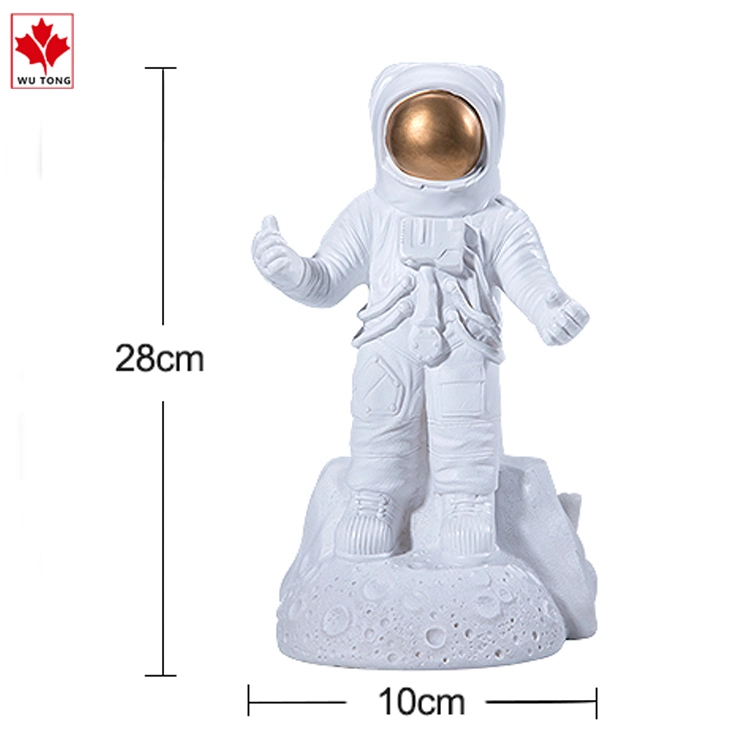 New design Resin Storage Tank Decoration of Children's Room Astronaut Piggy Bank