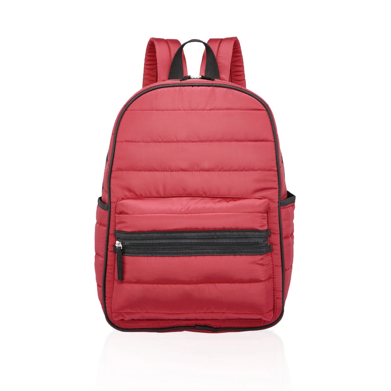 Fashion Trend Campus Large Capacity School Bag Multi-Color Optional Travel Space Cotton Backpack Bag (RS-A802)