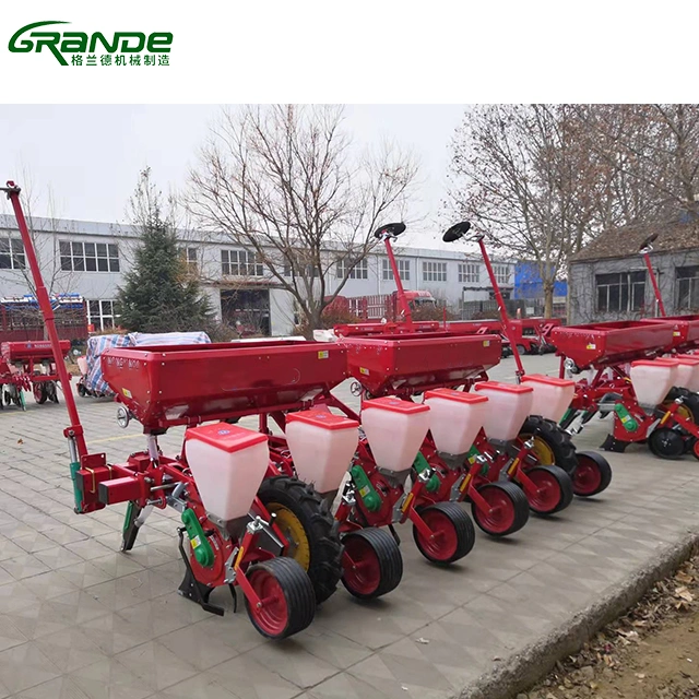 4 Row Soybean Corn Maize Precision Planter Seeder with Fertilizer for Farm Tractor