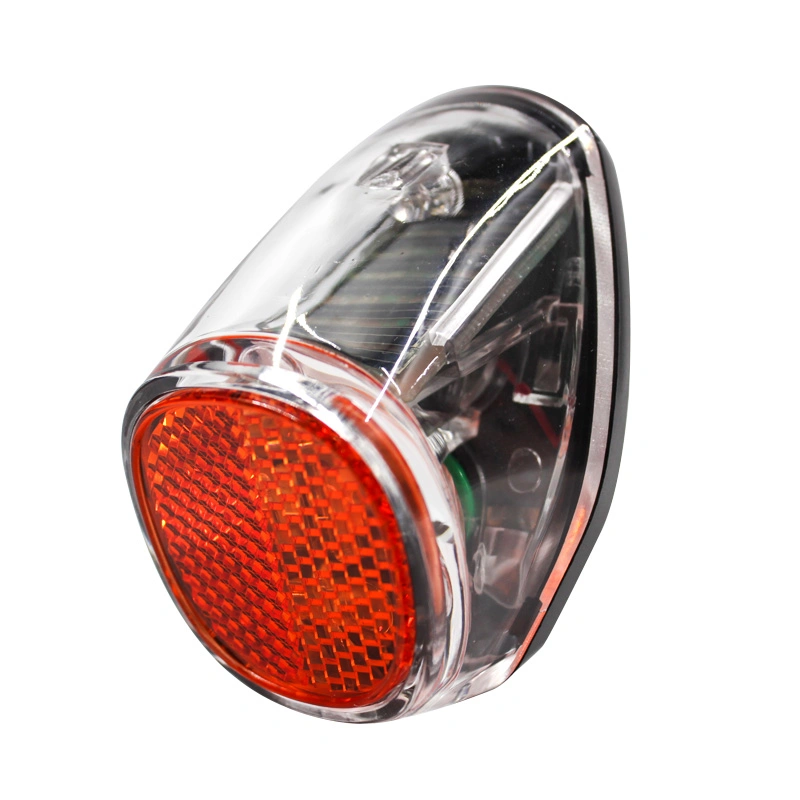 Bicycle LED Solar Panel Rear Light Riding Lamp