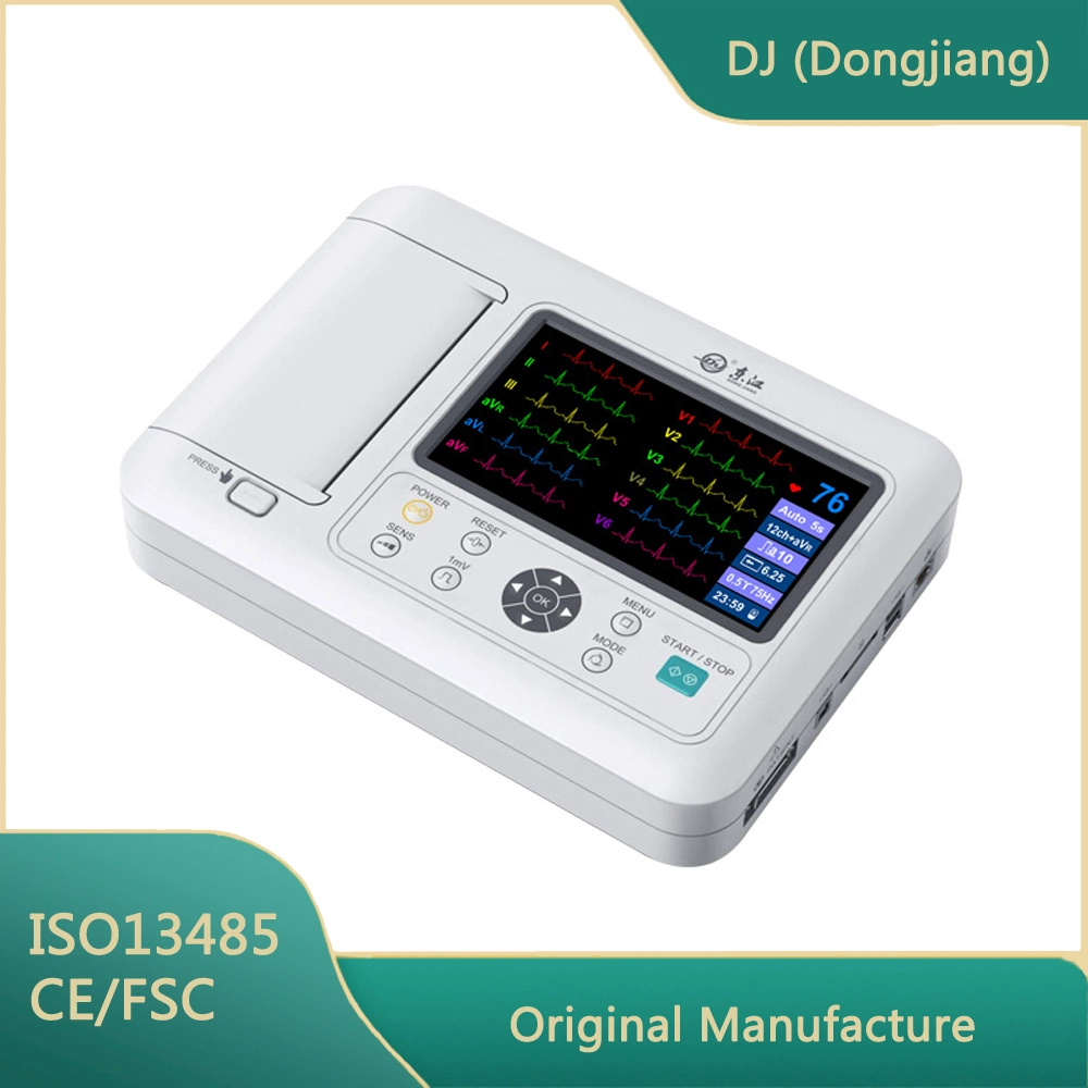 Medical Equipment Digital Portable ECG Machine with Touch Screen