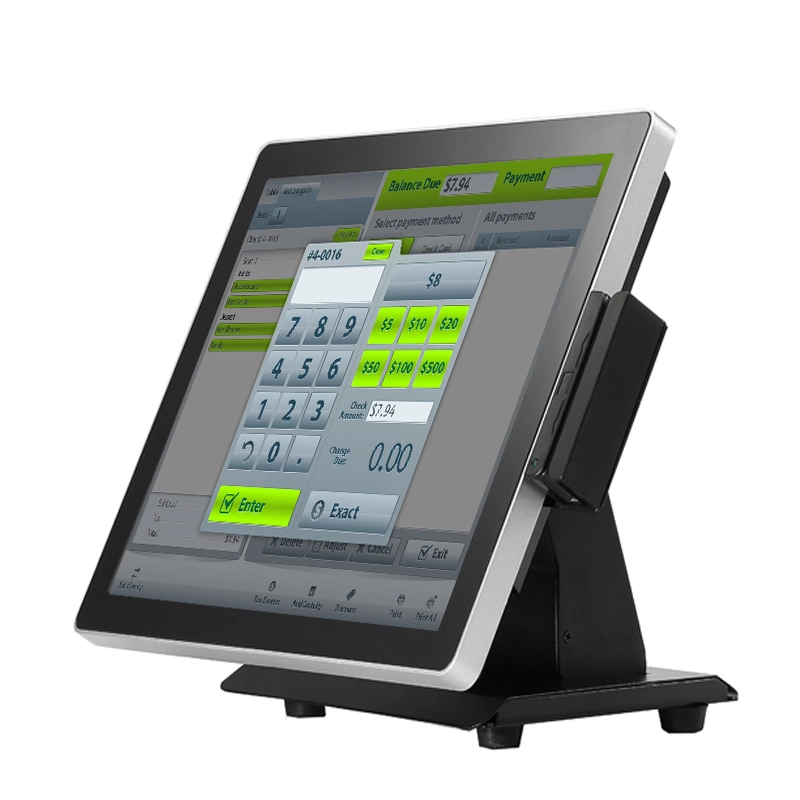 WiFi POS Terminal with 80mm Receipt Printer, Scanner, Cash Drawer 4: 3 TFT 15" Touch Screen