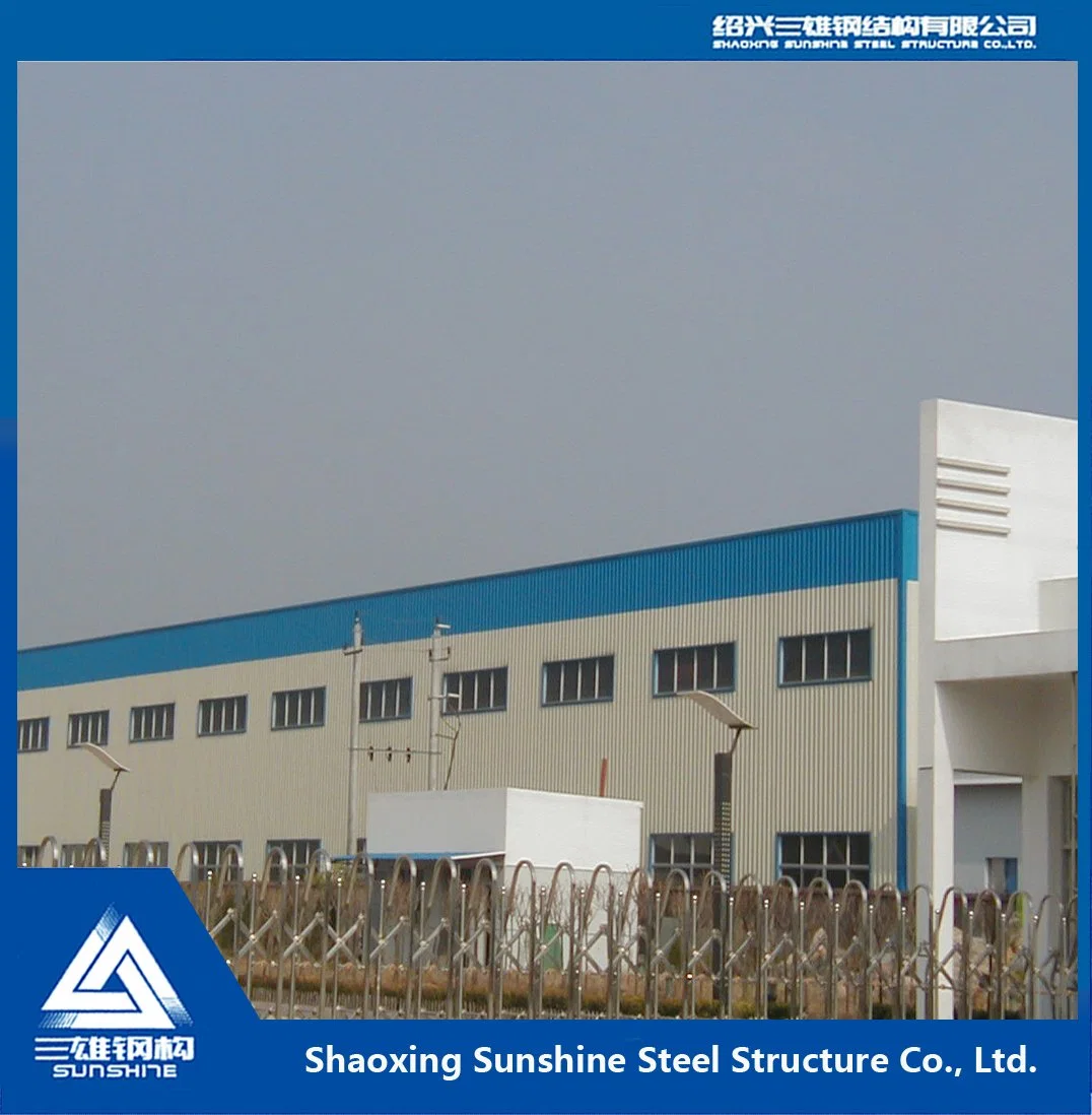 Prefabricated Building Low-Cost Light Frame Steel Construction Used on Workshop /Warehouse