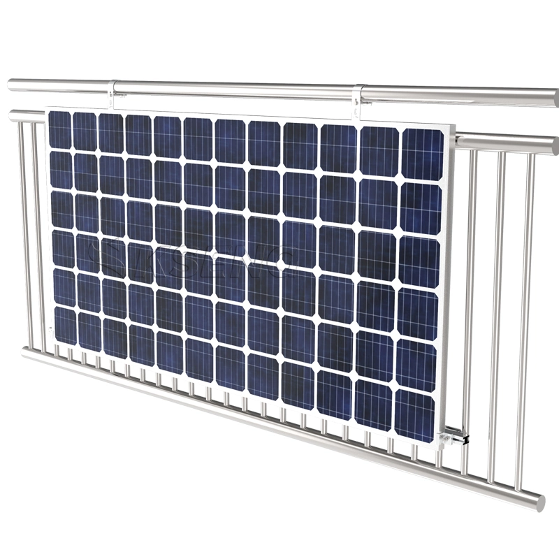 Fácil Kit solar Solar ajustable Sistema de estanterías de pared Pared de montaje PV de inclinación del panel solar Soporte de pared