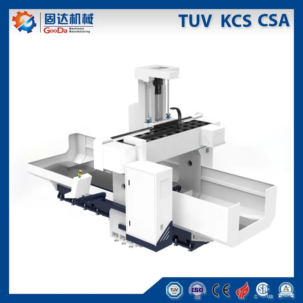 Gooda Machinery Super Lager De Anchura Neta De Interior Fresadora Vertikale CNC Pesada Con Sistema Controlado Fanuc