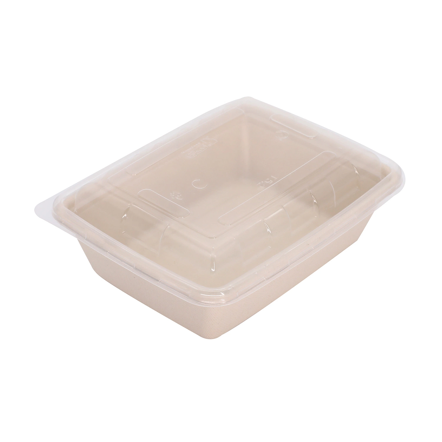 Disposable Biodegradable Compartment Dinner Plate Outdoor Household Lunch Box Household Container Customized