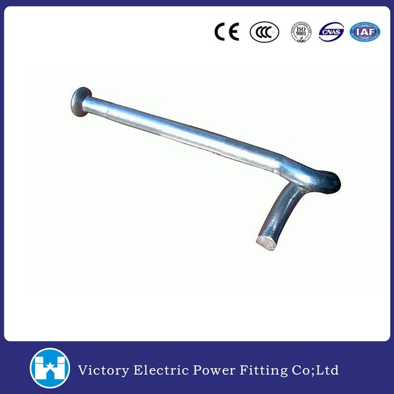 Vic Pole Line Hardware Galvanized Ball End Pigtail Hook