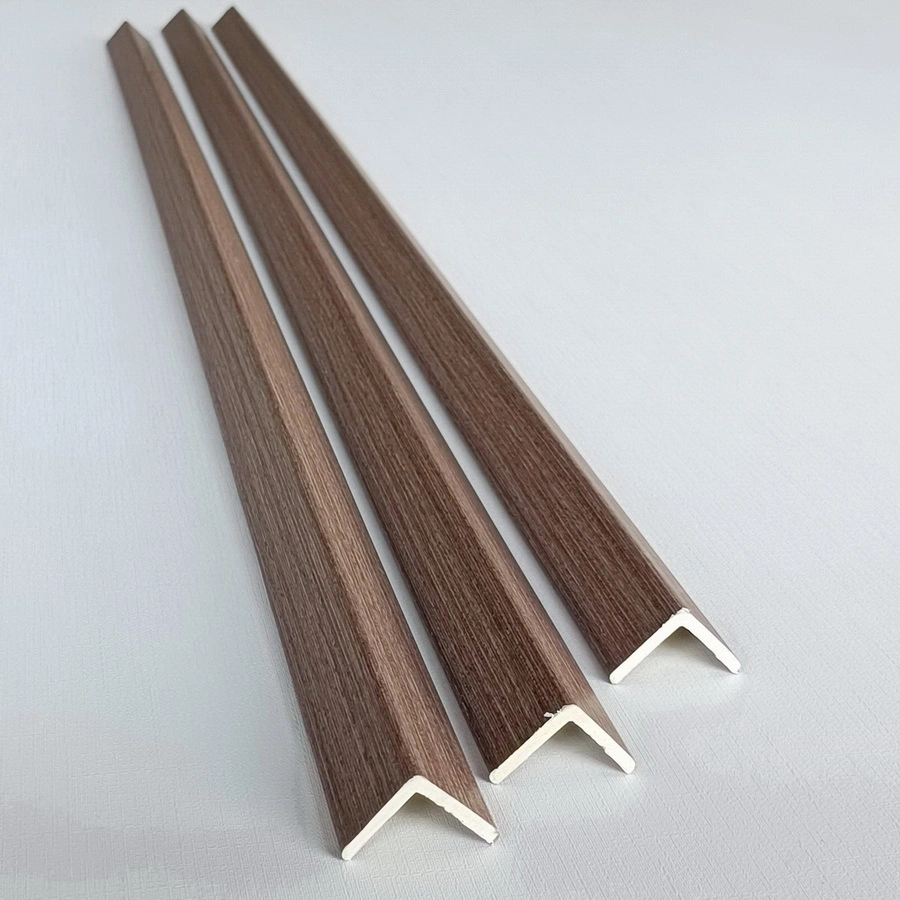 PVC Wall Panel Accessories Decorative Trims 35 Decoration Moulding for Wall Cladding Use