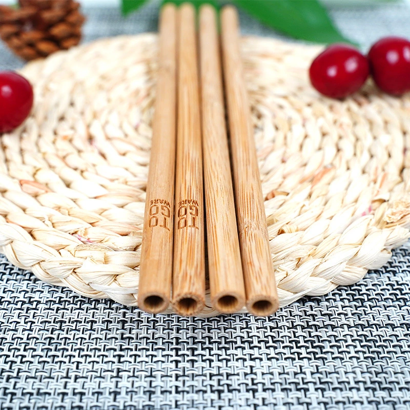 Custom Natural Reed Grass Disposable Reusable Bamboo Drink Straw