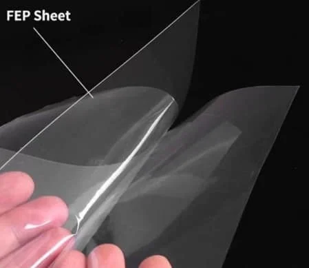 Película FEP transparente para impresora resina 3D Alta transmisión UV Película de curado ligero SLA&amp;DLP