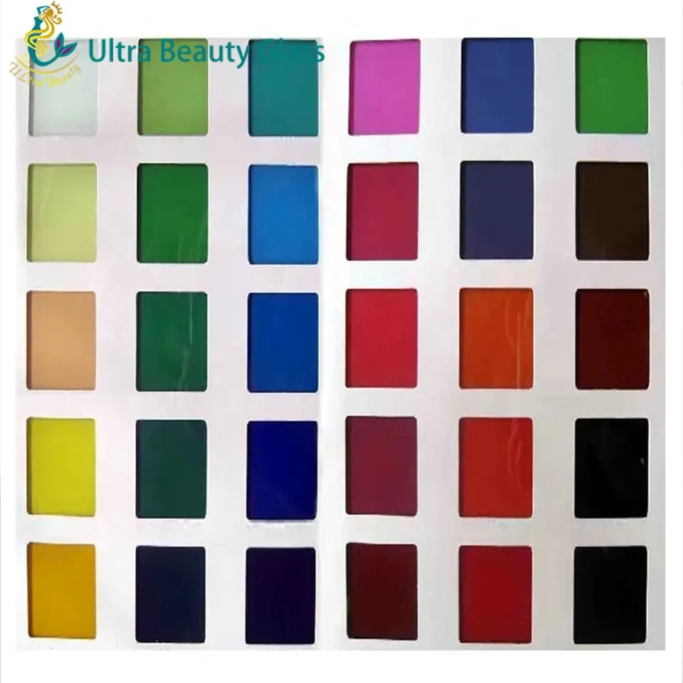 Top Quality Safety Decorative Fashionable Style Color Painted Toughened Building Glass