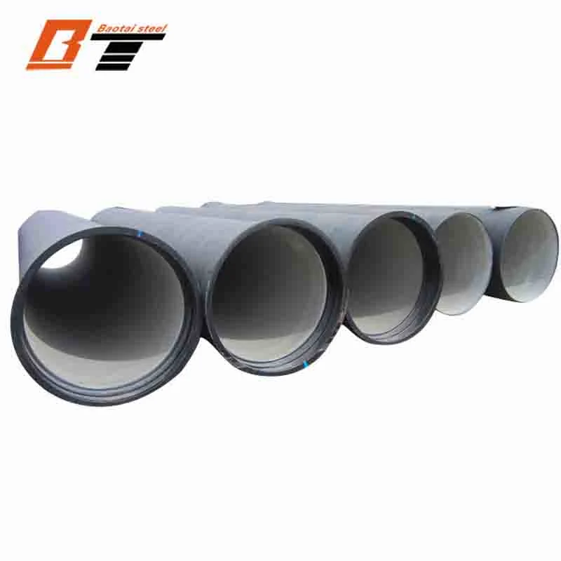 ISO2531 100mm K9 En545 En598 C25 C30 C40 Grade Centrifugal Ductile Iron Pipe