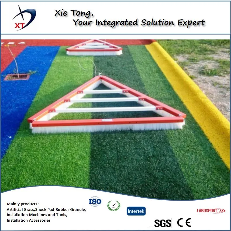 Smg Similar Artificial Grass Triangle Brushing Machine