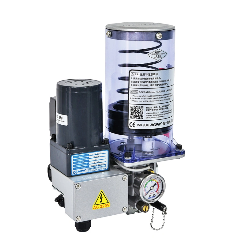 Système de pompe de lubrification automatique électrique progressive pour tour Pompe à piston de lubrification électrique