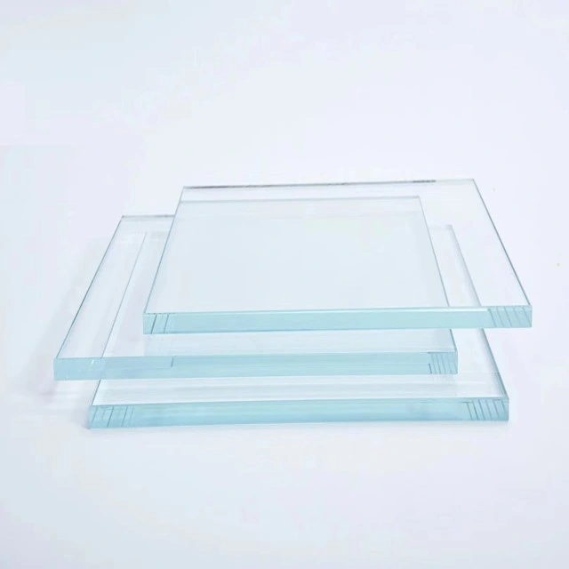 Sideboard aus gehärtetem Glas mit 12mm Metallfarben/6mm-Weißes, eisenarmer Glasguss