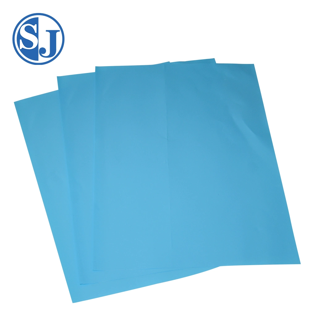 Professional Production Sky Blue, Blue PE Release Manufacturing Film Substrate for Traffic Reflective Signs