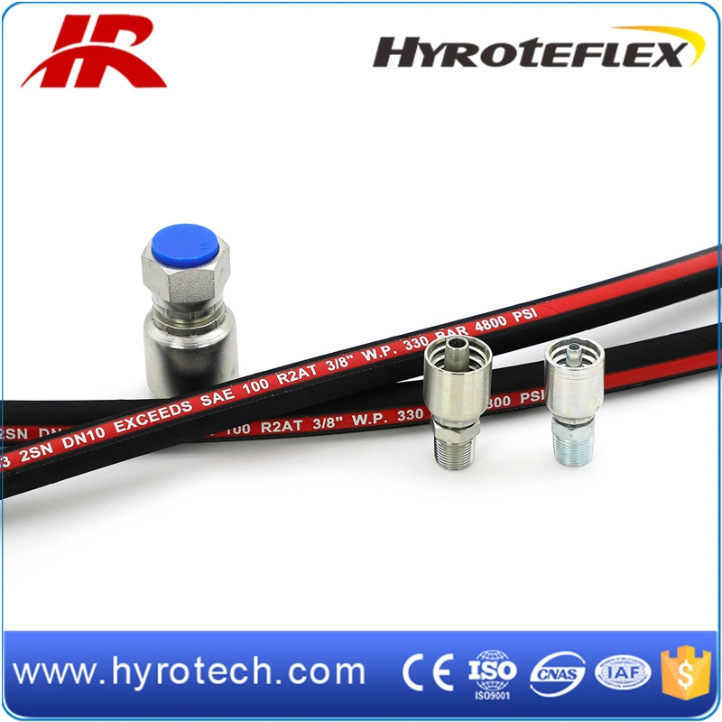 Pressure Oil Resistant Hydraulic Rubber Hose DIN En 853 2sn