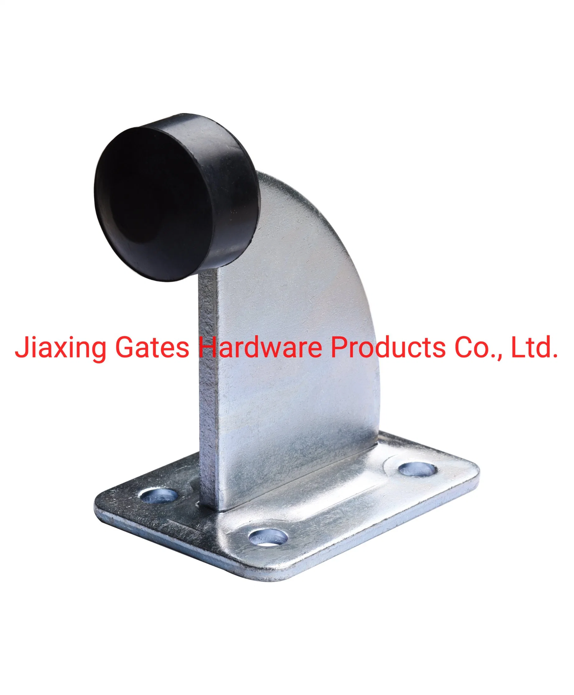 White Silver Zinc Plated Swing Gate Stopper Gate Stop