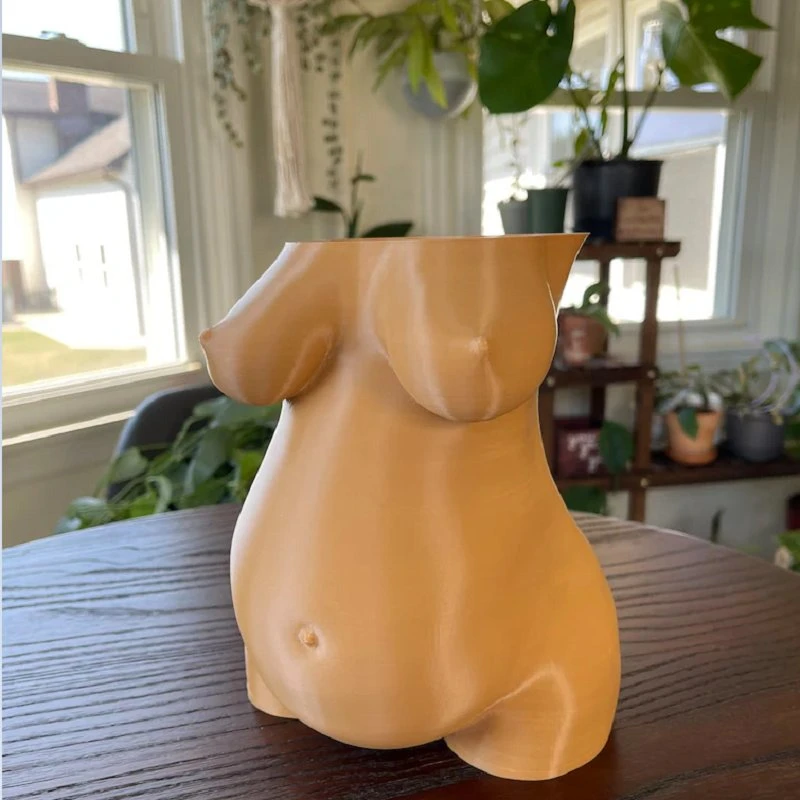 Pregnant Body Dry Floral Vase Mothers Day Gift Planter Pot for Pregnancy Congrats