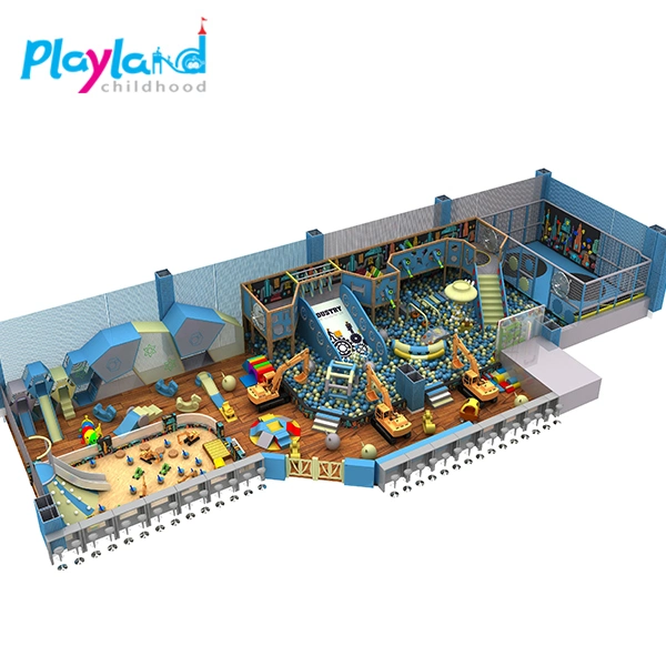 Naughty Castle Contemporary Hot Sell Fun Children's Maze Indoor Playground