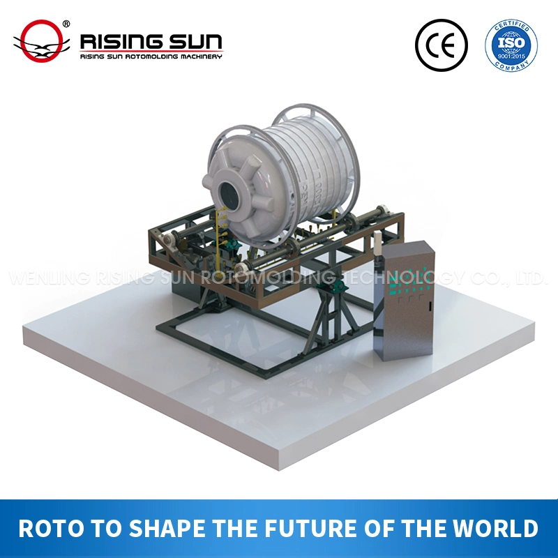 O carrossel rotomoldagem máquina para fazer o plástico Barreira de tráfego