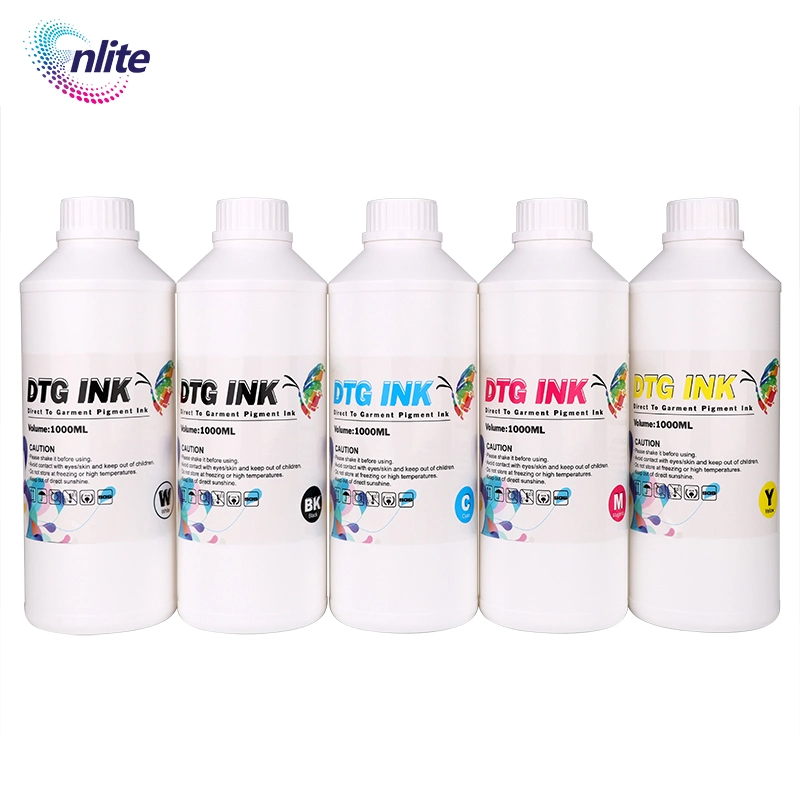 DTG Printer Ink Textile 5 Colors Ink Liters for Epson L1800 F2000-F2160