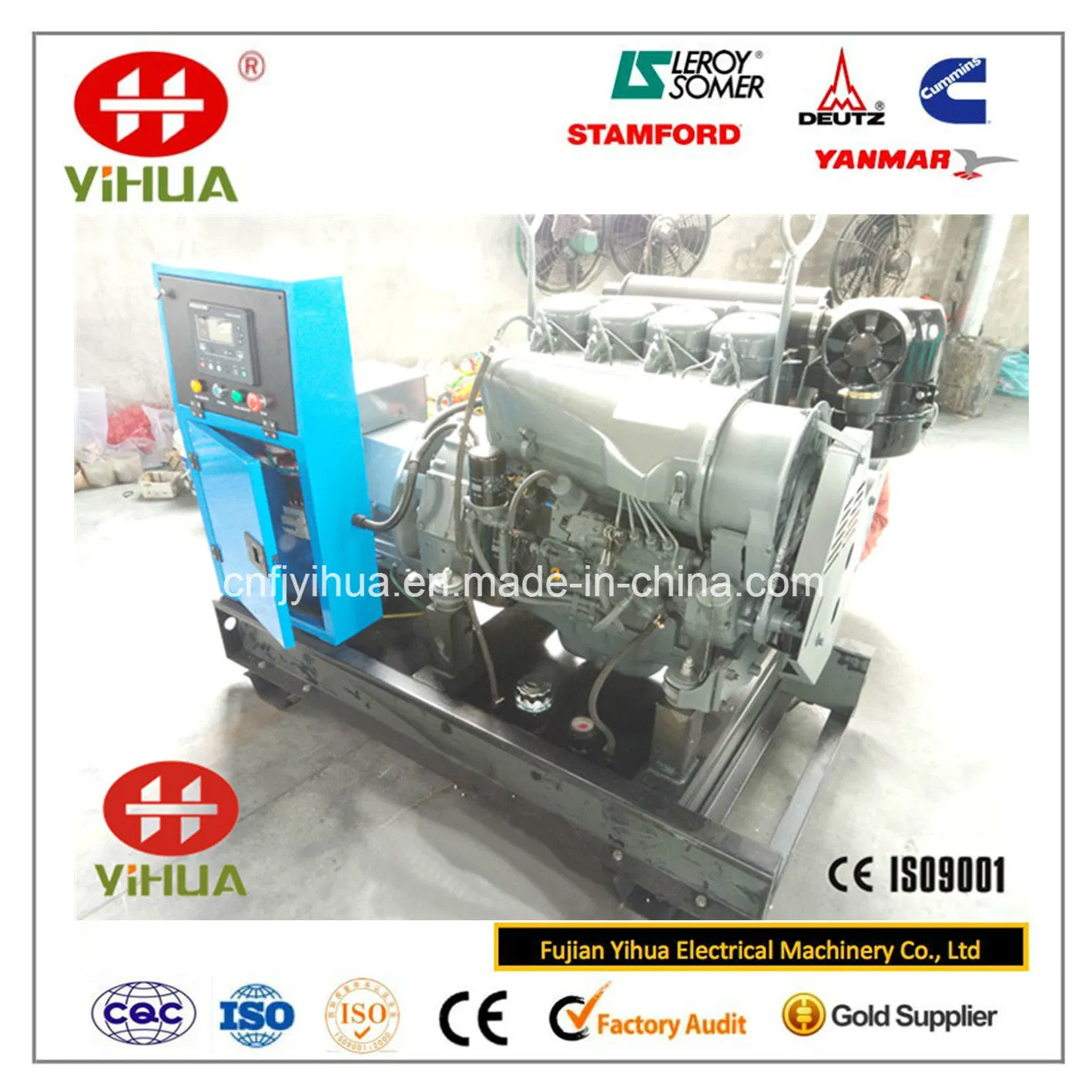 35kVA/28kw Electric Open Frame Deutz Air-Cooled Diesel Power Generator (10-100kw)