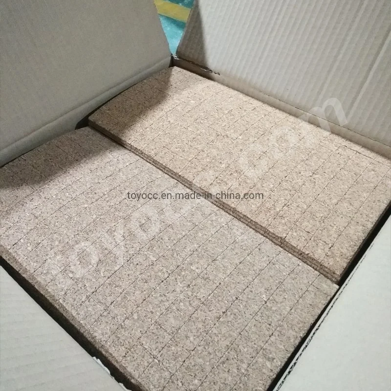 Ordinary Cork Mat, Sponge Cork Mat, EVA Spongeeva Pads and Cork with Glue/ Foam for Insulated Glass Production Line for Separating Glass During Transportation