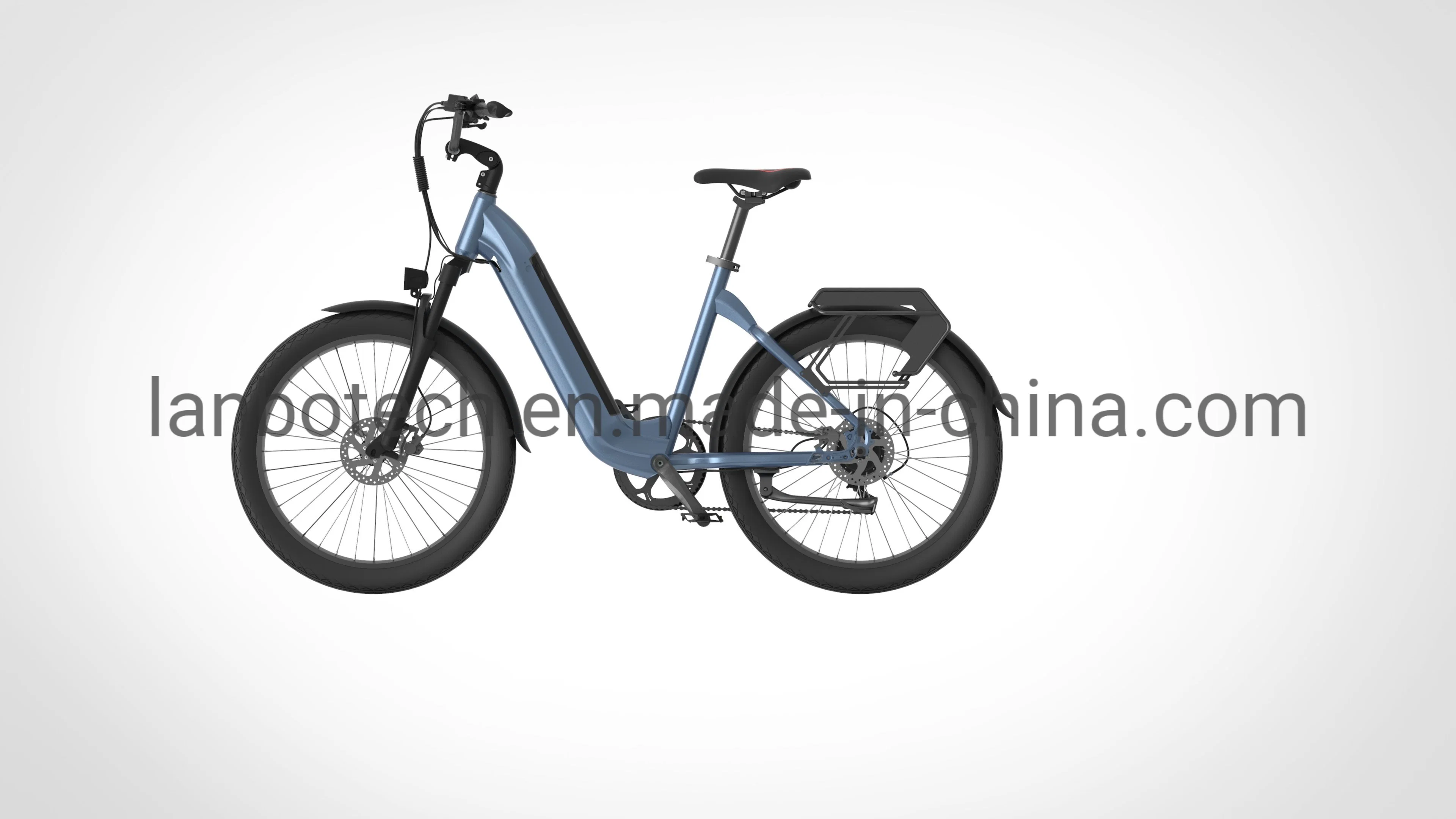 Batería de litio de 250W Bicicleta eléctrica de la ciudad de la UE Ebike Cercanías diarios