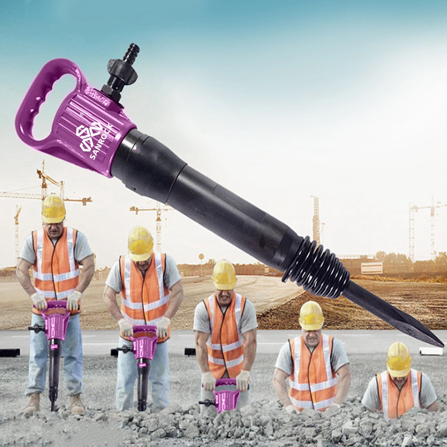 G11 Handheld Jack Hammer Breaker Zerkleinerung Beton pneumatische Rock Drill