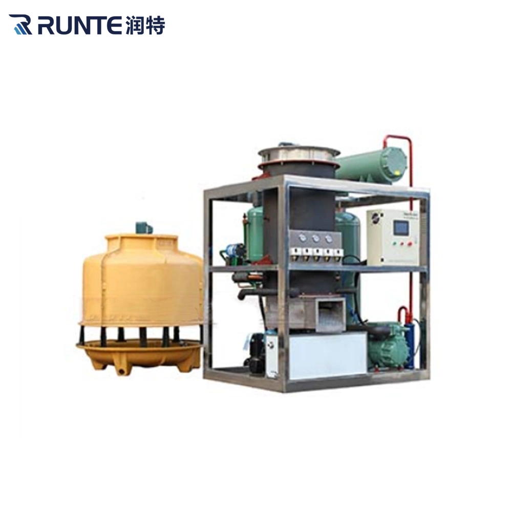 Runte Aquatic Product Processing and Preservation 5 Tons Tube Ice Maker Packaging Machine Price