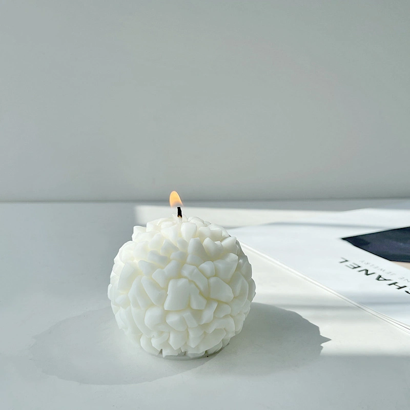 Artistic Meteorite Sphere-Shaped Aromatherapy Candle DIY Handmade Soap Silicone Mold