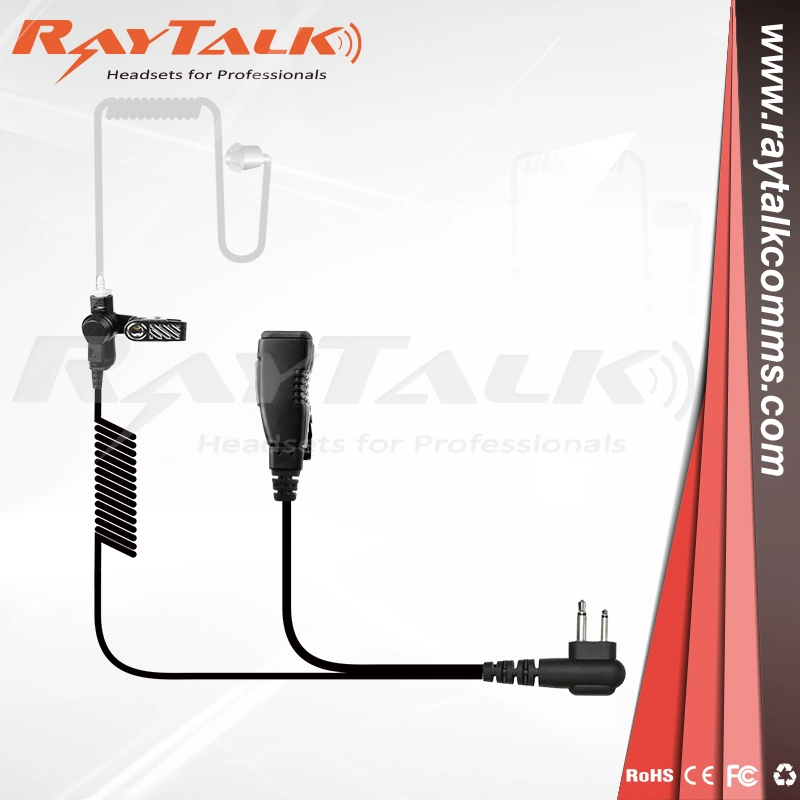 Acoustic Tube Earpiece with Ptt Microphone for Tc-320 Radio