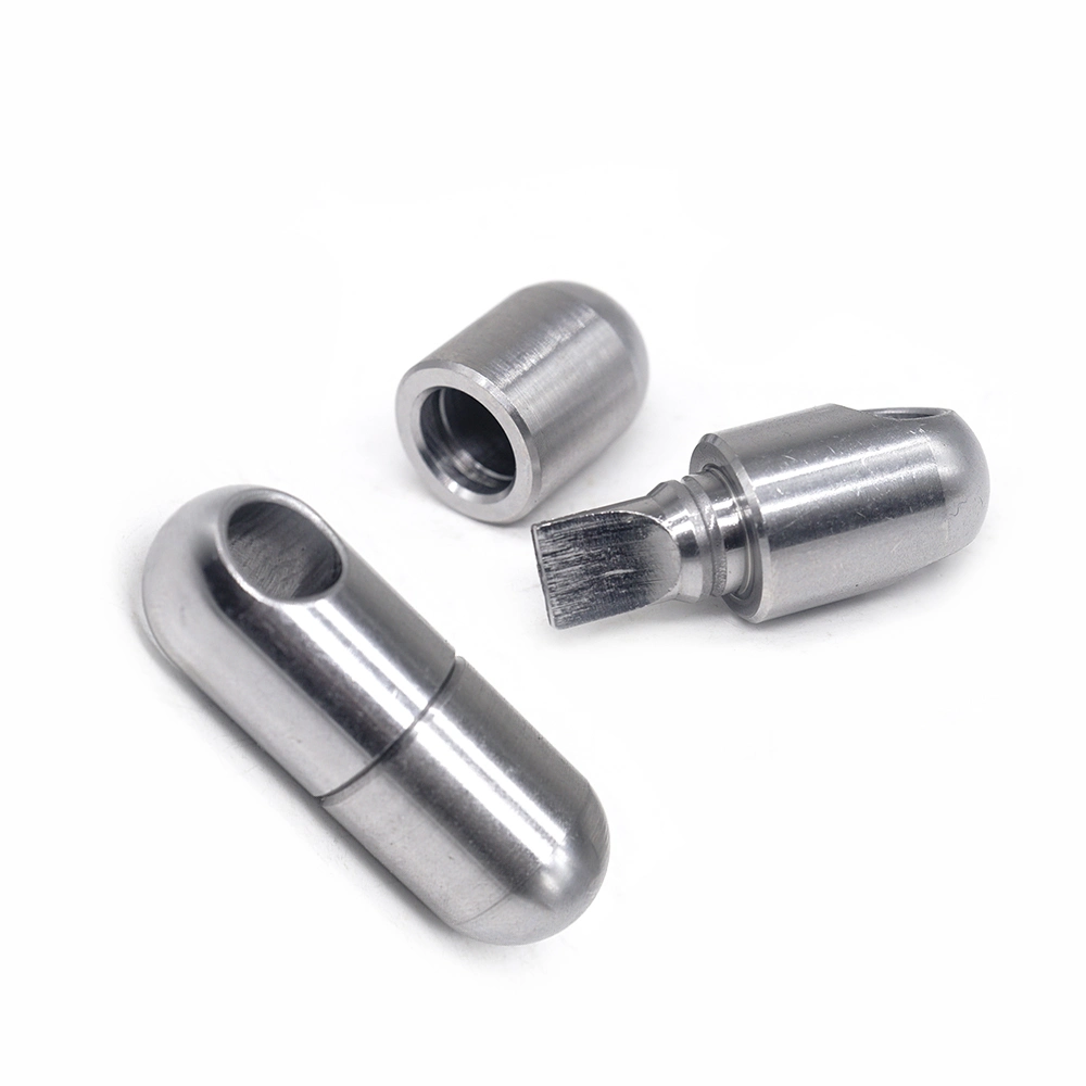 OEM Machining Factory Fasteners Aluminum CNC Machining Parts Custom Stainless Steel Portable Capsule Screwdriver Cover